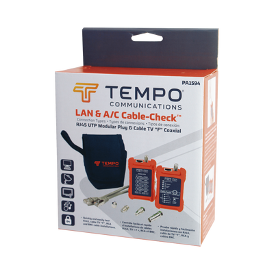 Tester Profesional para mapeo de cables de red/coaxiales