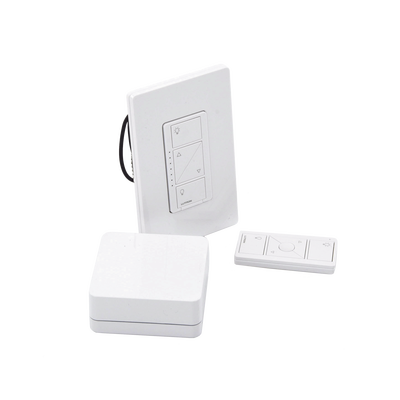 (Caseta Wireless) Kit Hub controlador, atenuador (dimmer), control y tapa.