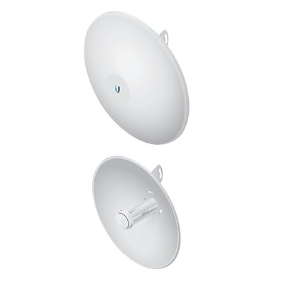 NanoBeam 802.11ac hasta 450 Mbps, antena integrada de 27 dBi Sin airView