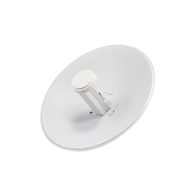 PowerBeam airMAX M5, hasta 150 Mbps, frecuencia 5 GHz (5170-5875 MHz) con antena tipo plato de 22 dBi