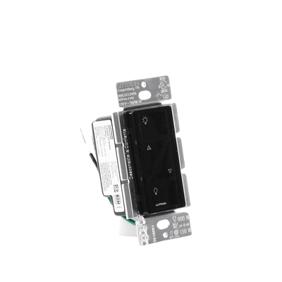 (Caseta Wireless) Atenuador de pared. Aumenta/Disminuye Intensidad de Iluminación. No requiere cable neutro. 150W LED / 600W INC/HAL