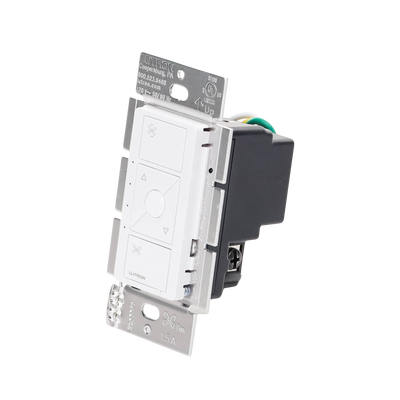 (Caseta Wireless) Control de velocidad inalámbrico para ventilador de techo, un solo polo.