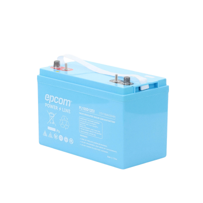 Batería Marina de  Ciclo Profundo 12V@100Ah, AGM-VRLA Terminal F22, 620A CCA/  Lanchas/ Autos Eléctricos /Carritos Golf