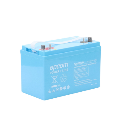 Batería Marina de  Ciclo Profundo 12V@100Ah, AGM-VRLA Terminal F22, 620A CCA/  Lanchas/ Autos Eléctricos /Carritos Golf