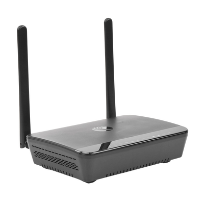 Router residencial cnPilot r195P de alta cobertura, doble banda, 2x puertos ATA, 1x puerto WAN con salida PoE para alimentar suscriptor Cambium