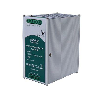 FUENTE DE ALIMENTACION 48 VCC / DIN RIEL /  5 AMPERES / 240 W
