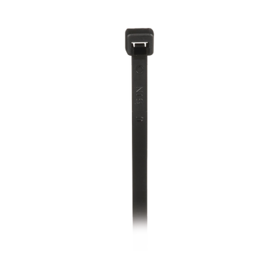 Cincho de Nylon 6.6, 203mm largo x 3.6mm ancho, Color Negro. Paquete de 1000 Piezas