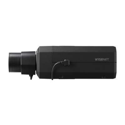 Camara Profesional 4K con IA  / P-Iris / WDR 120dB / H.265 / Ranura SD / WiseStream II