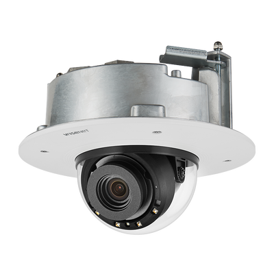 Cámara Domo de 4K con AI, WDR 120dB, P-iris, Lente Motorizado de 4.5 a 10 MM, Ranura para SD, WiseStream II, para Montaje en Plafón