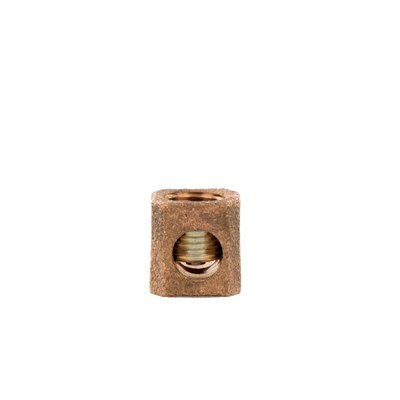 Terminal Tipo Lengüeta Recta de Cobre, Cal. 8 a 1/0 AWG,  Orificio para perno de 5/16" (7.9mm)