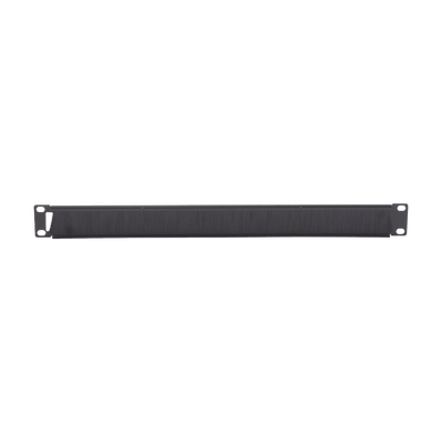 Tapa Ciega para Rack de 19in, Tipo Cepillo de Nylon, para Paso de Cables y Mejor Manejo Térmico, Color Negro, 1UR