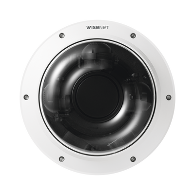 Cámara IP Multisensor 6MP ( 3 Sensores de 2MP) WDR 150 DB, Lente Motorizado 3 - 6 MM /  HPOE / IP66 / IK10 / NEMA 4X