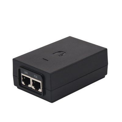 Adaptador PoE Ubiquiti de 24 VDC, 1.25 A con puerto Gigabit
