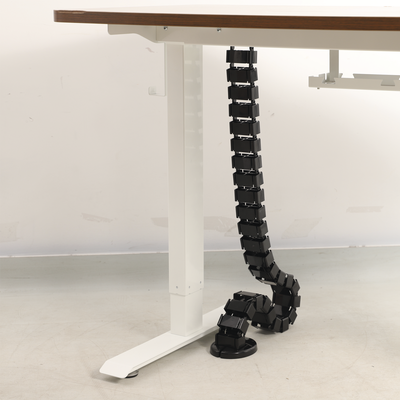 Portacable de tipo Cadena para Escritorio / Organizador de Cables Vertical Articulado / 1200mm de Longitud / Evita que los Cables se Enreden o Tensen al momento de Elevar la Altura