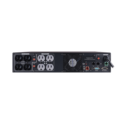 UPS de 1000 VA /1000 W, Topología Línea Interactiva, Entrada 120 Vca NEMA 5-15P, Onda Senoidal Pura, Torre o Rack 2 UR, Con 8 Tomas NEMA 5-15R