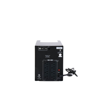 UPS de 1500 VA/1500 W, Topología Línea Interactiva, Entrada 120 Vca NEMA 5-15P, Onda Senoidal Pura, Mini Torre, Con 8 Tomas NEMA 5-15R