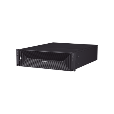 NVR 32 Megapixel (8K) / 32 Canales IP / Soporta 8 Discos Duros / H.265 & Wisestream / Wisenet P2P / ONVIF / Compatible con Cámaras IA / Salida HDMI en 4K
