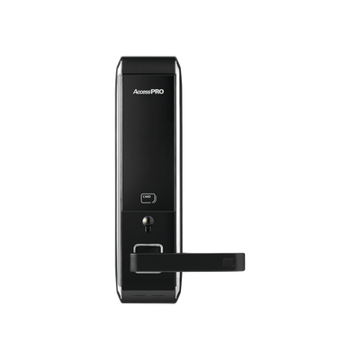 Cerradura inteligente para puertas con doble cerrojo/teclado Touch Screen, Apertura con tarjeta Mifare /Contraseña y Llave de emergencia
