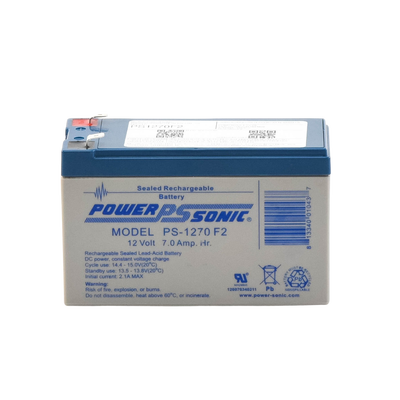 Batería 12V Recargable, 12AH, Para Respaldo, Tecnologías AGM/VRLA, 5 Años Vida Útil, Terminales tipo F2, Reconocida UL , Sin Mantenimiento, Sin Derrames