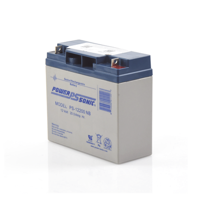 Batería 12V, 20AH, Para Respaldo, Tecnologías AGM/VRLA, 5 Años Vida Útil, Terminales NB, Reconocida UL