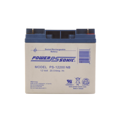 Batería 12V, 20AH, Para Respaldo, Tecnologías AGM/VRLA, 5 Años Vida Útil, Terminales NB2, Reconocida UL