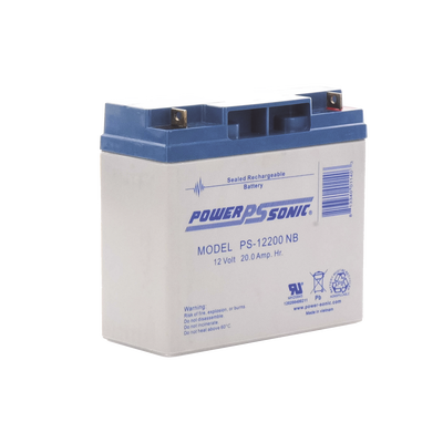 Batería 12V, 20AH, Para Respaldo, Tecnologías AGM/VRLA, 5 Años Vida Útil, Terminales NB2, Reconocida UL