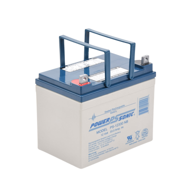 Batería 12V, 33AH, Para Respaldo, Tecnologías AGM/VRLA, 5 Años Vida Útil, Terminales tipo NB, Reconocida UL