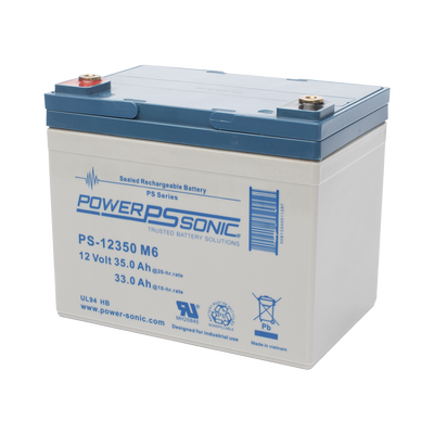 Batería 12V, 35AH, Para Respaldo, Tecnologías AGM/VRLA, 5 Años Vida Útil, Terminales M6, Reconocida UL