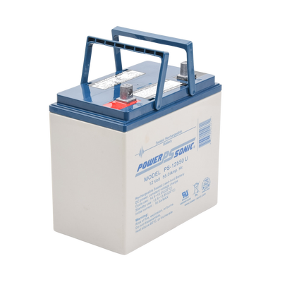 Batería 12V, 55AH, Para Respaldo, Tecnologías AGM/VRLA, 5 Años Vida Útil, Terminales U, Reconocida UL