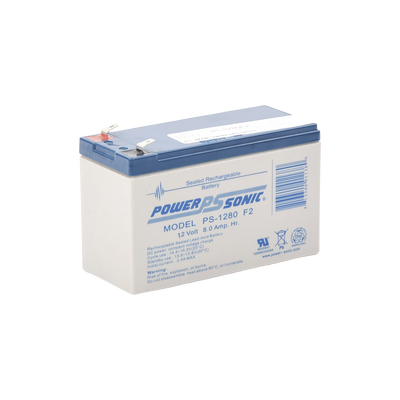 Batería 12V, 8AH, Para Respaldo, Tecnologías AGM/VRLA, 5 Años Vida Útil, Terminales F2, Reconocida UL