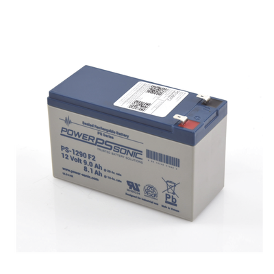 Batería 12V, 9AH, Para Respaldo, Tecnologías AGM/VRLA, 5 Años Vida Útil, Terminales F2, Reconocida UL