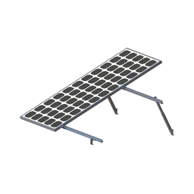 Montaje para Panel Solar, riel 2200mm para Módulos con espesor de 35mm o 40mm, Velocidad de Viento Max. 136km/h