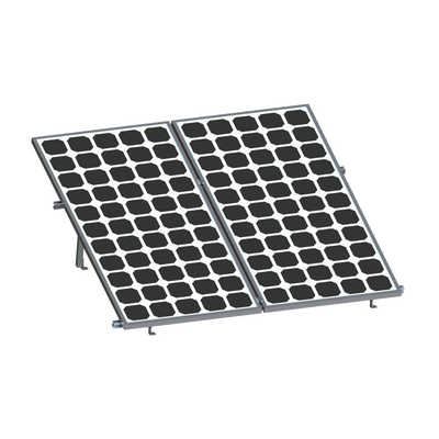 Montaje para Panel Solar, riel 2200mm para Módulos con espesor de 35mm o 40mm, Velocidad de Viento Max. 136km/h
