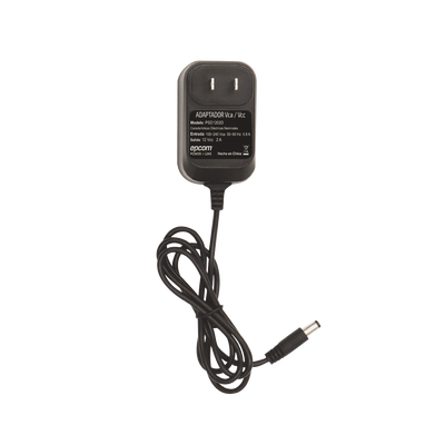 Adaptador de Pared de 12 Vcc Regulada / 2 Amp / Voltaje de Entrada de 100 - 240 VCA / Longitud del cable 96 cms.