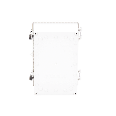 Gabinete Plástico ABS, Puerta Transparente, Uso en Intemperie IP66 (190 x 290 x 140 mm) cierre por Broche Inoxidable y Permite Cerrado con Candado y Llave (Perno 5mm) No Incluido