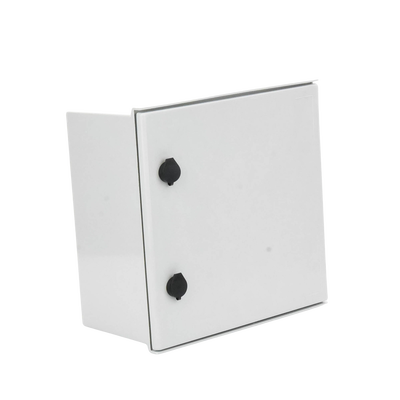 Gabinete de Poliéster IP65 Uso en Intemperie (400 x 400 x 200 mm) con Placa Trasera Interior de Plástico (Incluye Chapa y Llave).