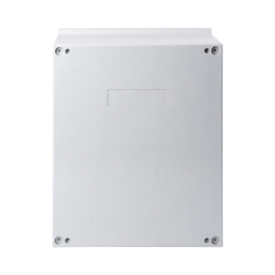 Gabinete de Poliéster IP65 Puerta Transparente, Uso en Intemperie (400 x 500 x 200 mm) con Placa Trasera Interior de Plástico (Incluye Chapa y Llave).