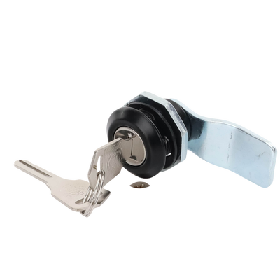 Cerradura con Paleta Metálica con 2 llaves para Gabinetes de Acero.