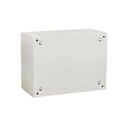 Gabinete de Acero IP66 Uso en Intemperie (500 x 300 x 300 mm) con Placa Trasera Interior Metálica y Compuerta Inferior Atornillable (Incluye Chapa y Llave T). Ideal para Centros de Carga y Tableros de Control