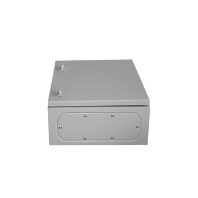 Gabinete de Acero IP66 Uso en Intemperie (500 x 700 x 250 mm) con Placa Trasera Interior Metálica y Compuerta Inferior Atornillable (Incluye Chapa y Llave T).