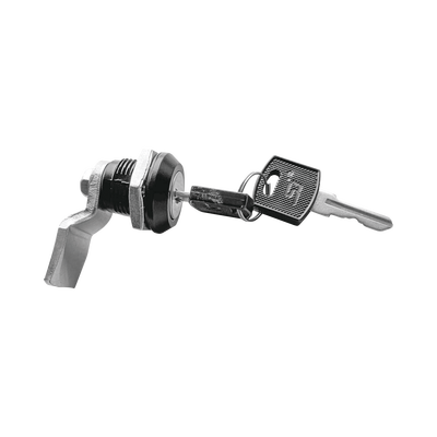 Cerradura con Paleta Metálica con 2 llaves para Gabinetes PST de Poliéster.