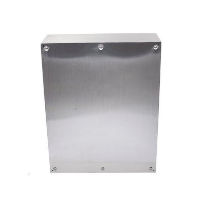 Gabinete de Acero Inoxidable IP66 Uso en Intemperie (800 x 1000 x 300 mm) con Placa Interna Galvanizada.