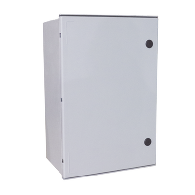 Gabinete de Poliéster IP55 Uso en Exterior (800 x 1000 x 300 mm) con Placa Trasera Interior de Plástico (Incluye Chapa y Llave).