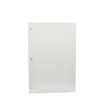 Gabinete de Acero IP66 Uso en Intemperie (800 x 1200 x 400 mm) con Placa Trasera Interior Metálica y Compuerta Inferior Atornillable (Incluye Chapa y Llave).
