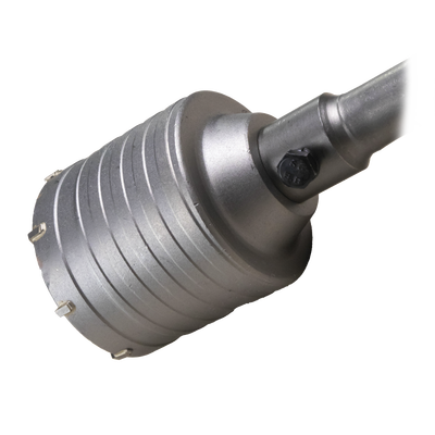 Broca Pasamuros SDS, Sacabocado para Concreto de 65mm con Extensión de 220mm