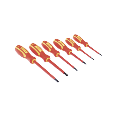 Juego de 6 desarmadores Aislados Bicolor 1000v