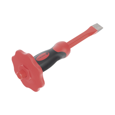 Cincel de Punta Plana con Protección para las Manos de 19x16x250mm