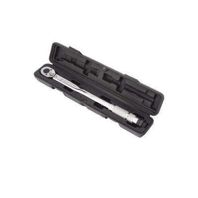 Torquímetro o Llave Dinamométrica Ajustable con Matraca de Trueno 3/8", 19-110Nm