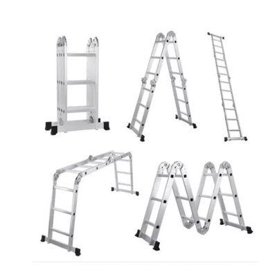 Escalera Multiposiciones de Aluminio de 3.52 Metros, Soporta 150 kg