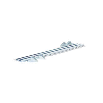 Juego de 2 Herrajes Metálicos para Fijación de Gabinetes Línea PST de 60 cm de ancho. Aplicable en Poste Cuadrado o Redondo.